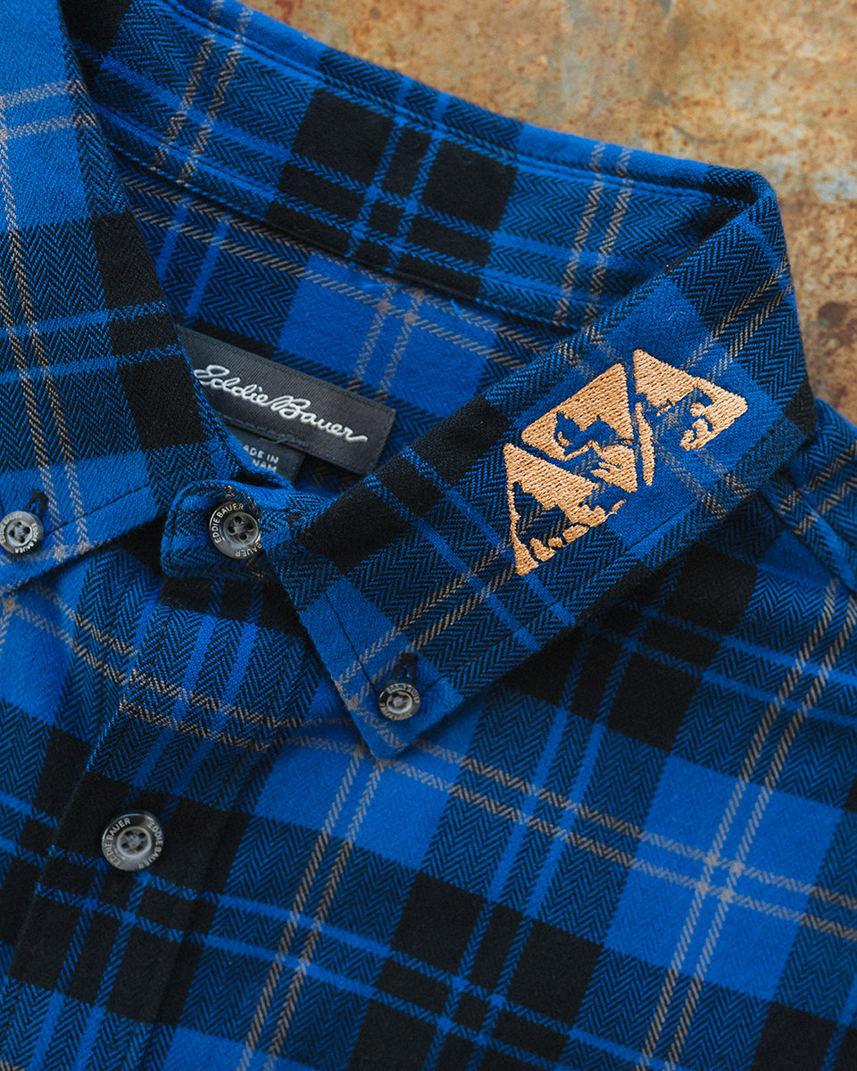 NRCHA Men's Eddie Bauer Plaid Button Front Shirt (2 Colors)