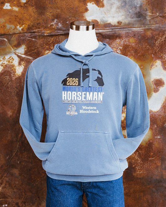 NRCHA WGH 2026 Men's Slate Blue Hoodie