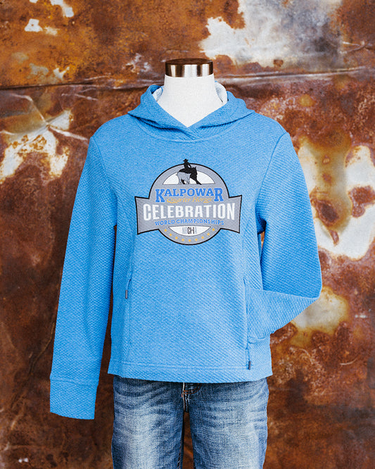 NRCHA Celebration of Champions 2026 Ladies Royal Blue Waffle Knit Hoodie