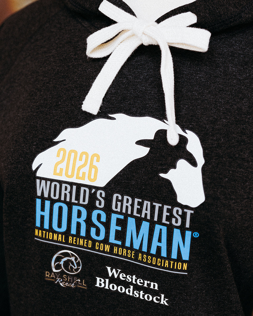 NRCHA WGH 2026 Women's Charcoal Hoodie