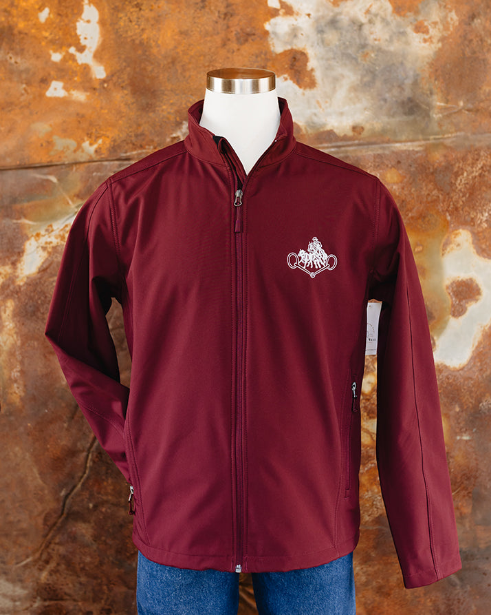 Men's NRCHA Retro Logo Maroon Jacket