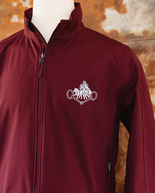 Men's NRCHA Retro Logo Maroon Jacket