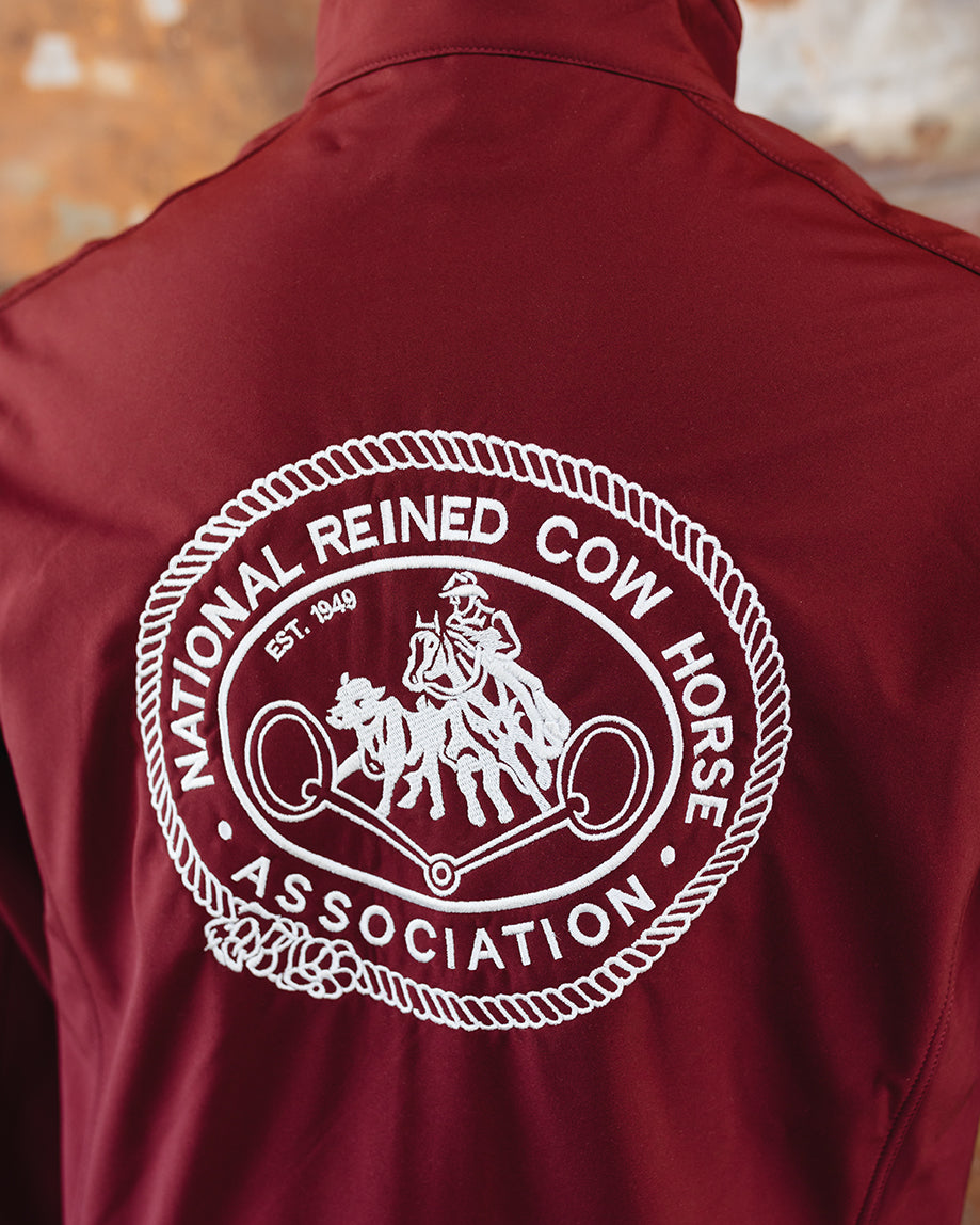 Men's NRCHA Retro Logo Maroon Jacket