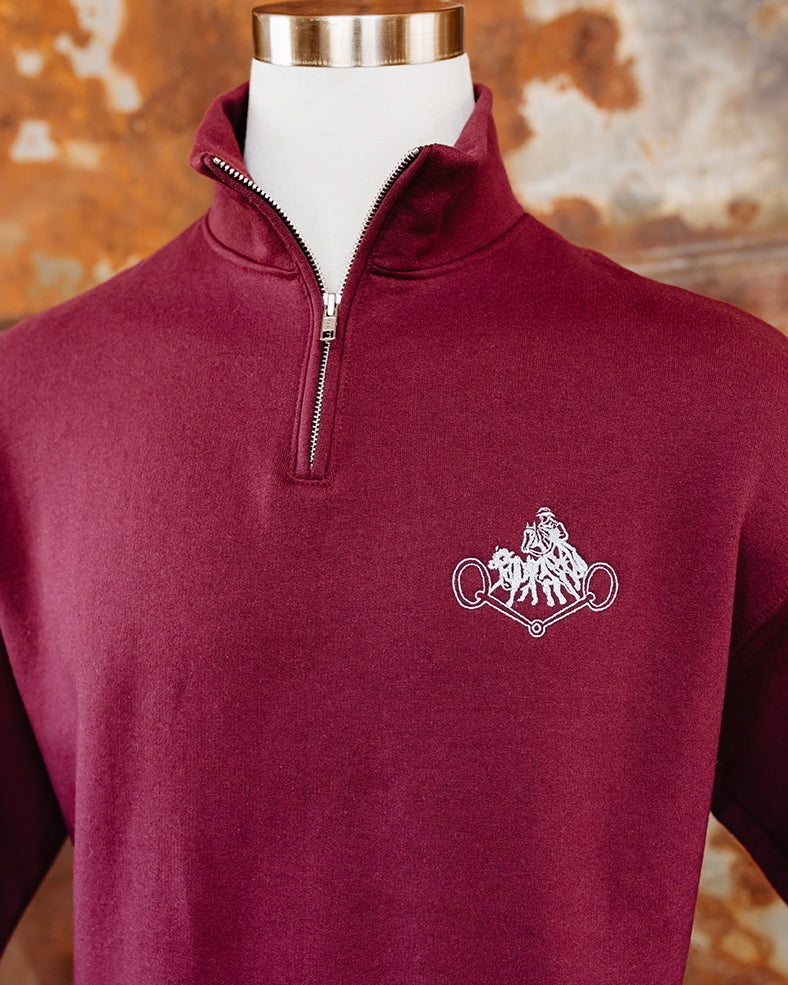 NRCHA Retro Logo Jerzees Rugged Men's 1/4 Zip (2 Colors)