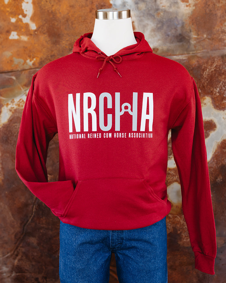 Men's NRCHA Logo Cardinal Hoodie