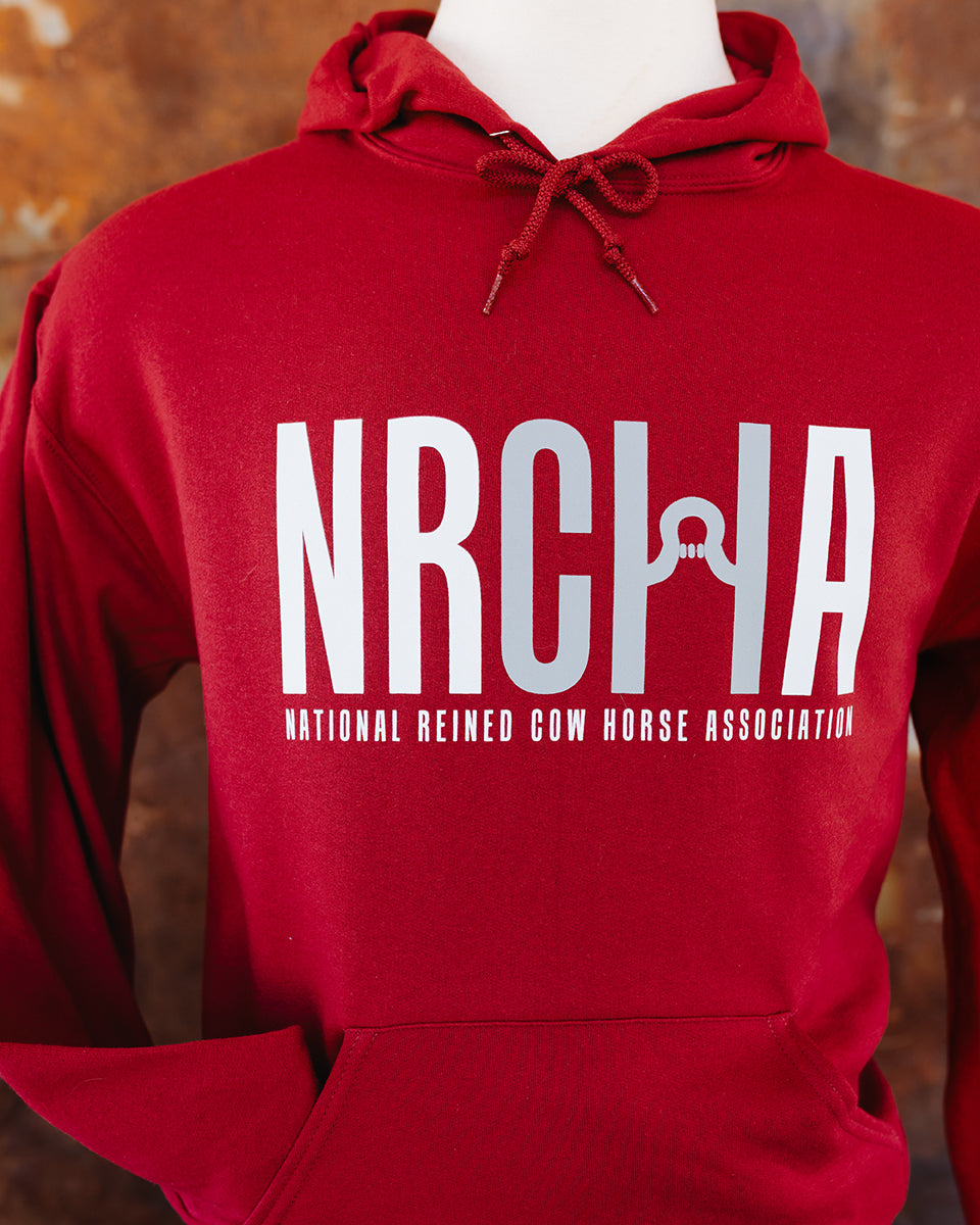 Men's NRCHA Logo Cardinal Hoodie