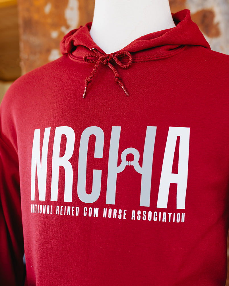 Men's NRCHA Logo Cardinal Hoodie