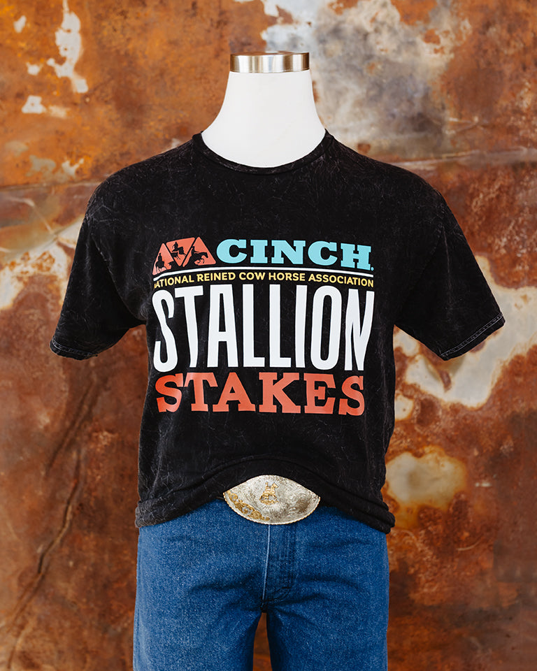NRCHA STALLION STAKES 2026 Men's Mineral Wash T-shirt