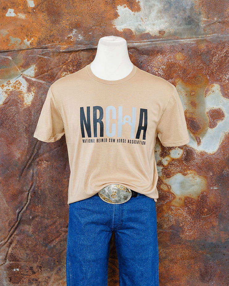 Men's Golden Spice Classic NRCHA Logo short sleeve T Shirt