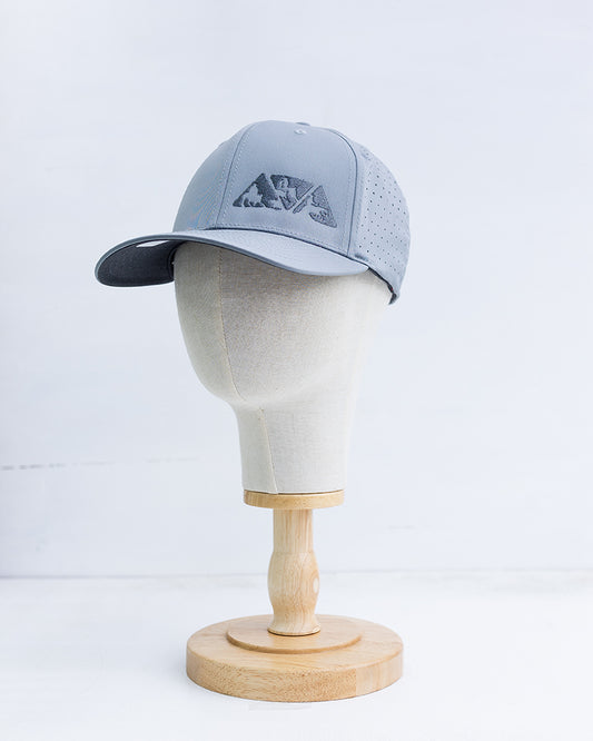 NRCHA Triangle Logo Sport/Sun Protection Grey Hat