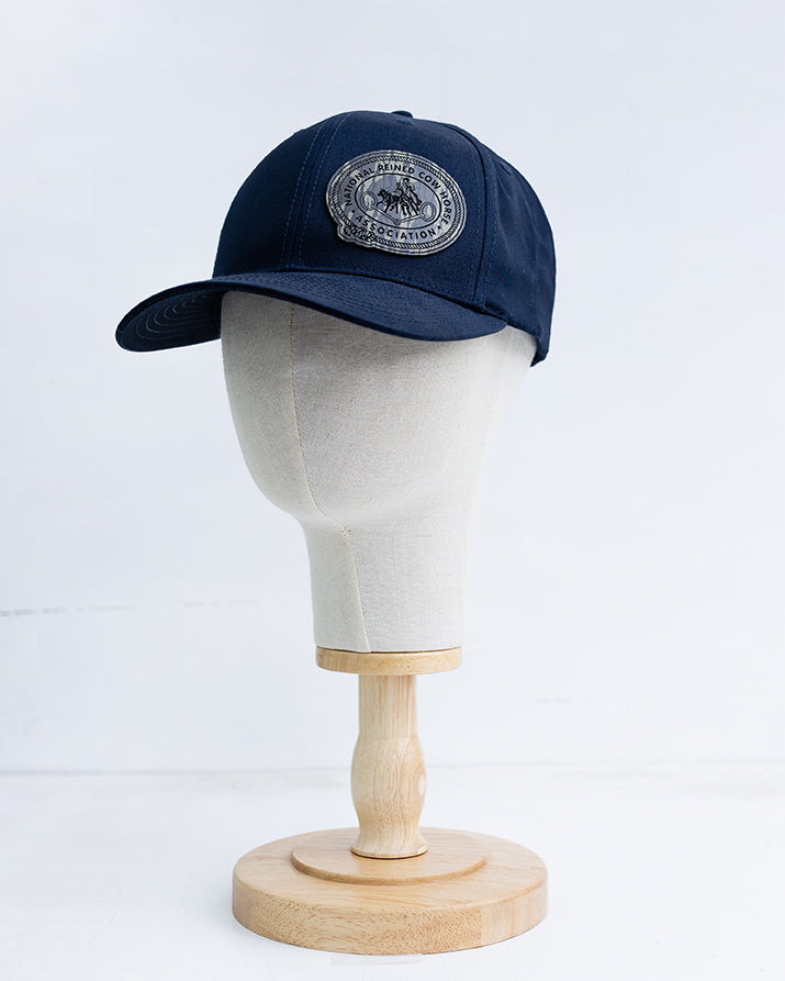 NRCHA Retro Logo Patch Navy Cloth Hat