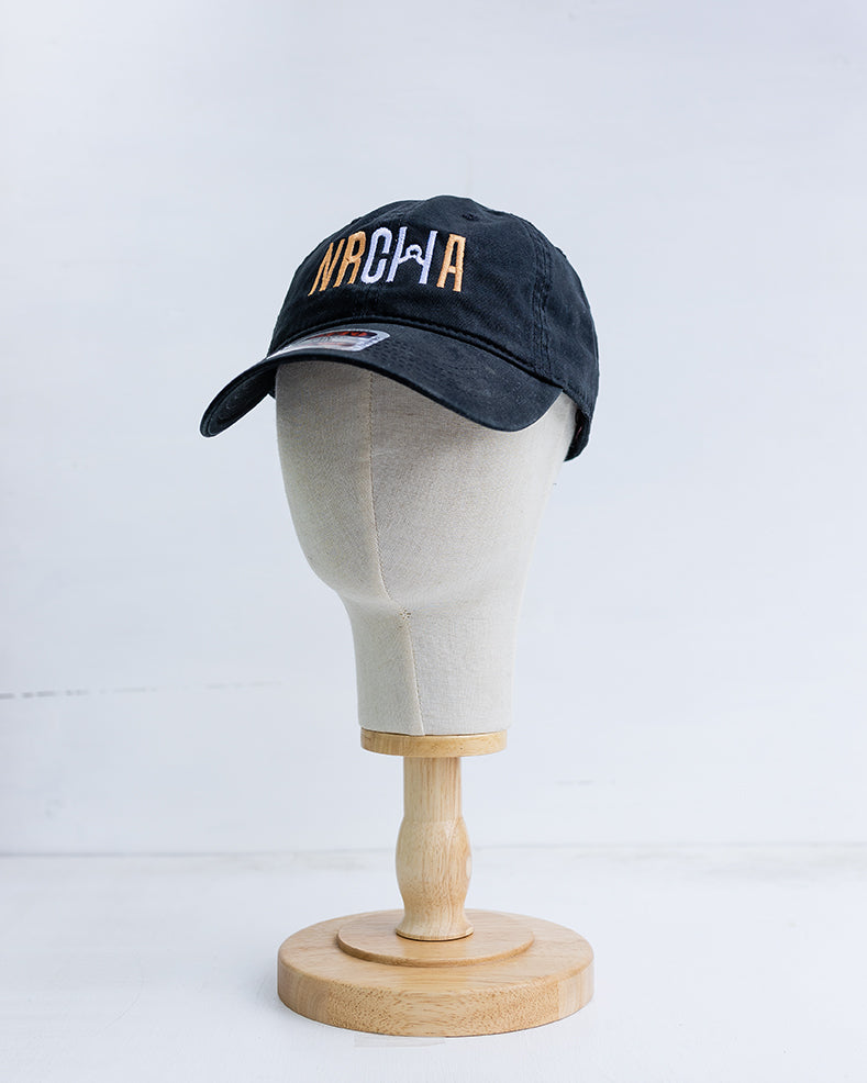 NRCHA Solid Black Logo Soft Cloth Hat