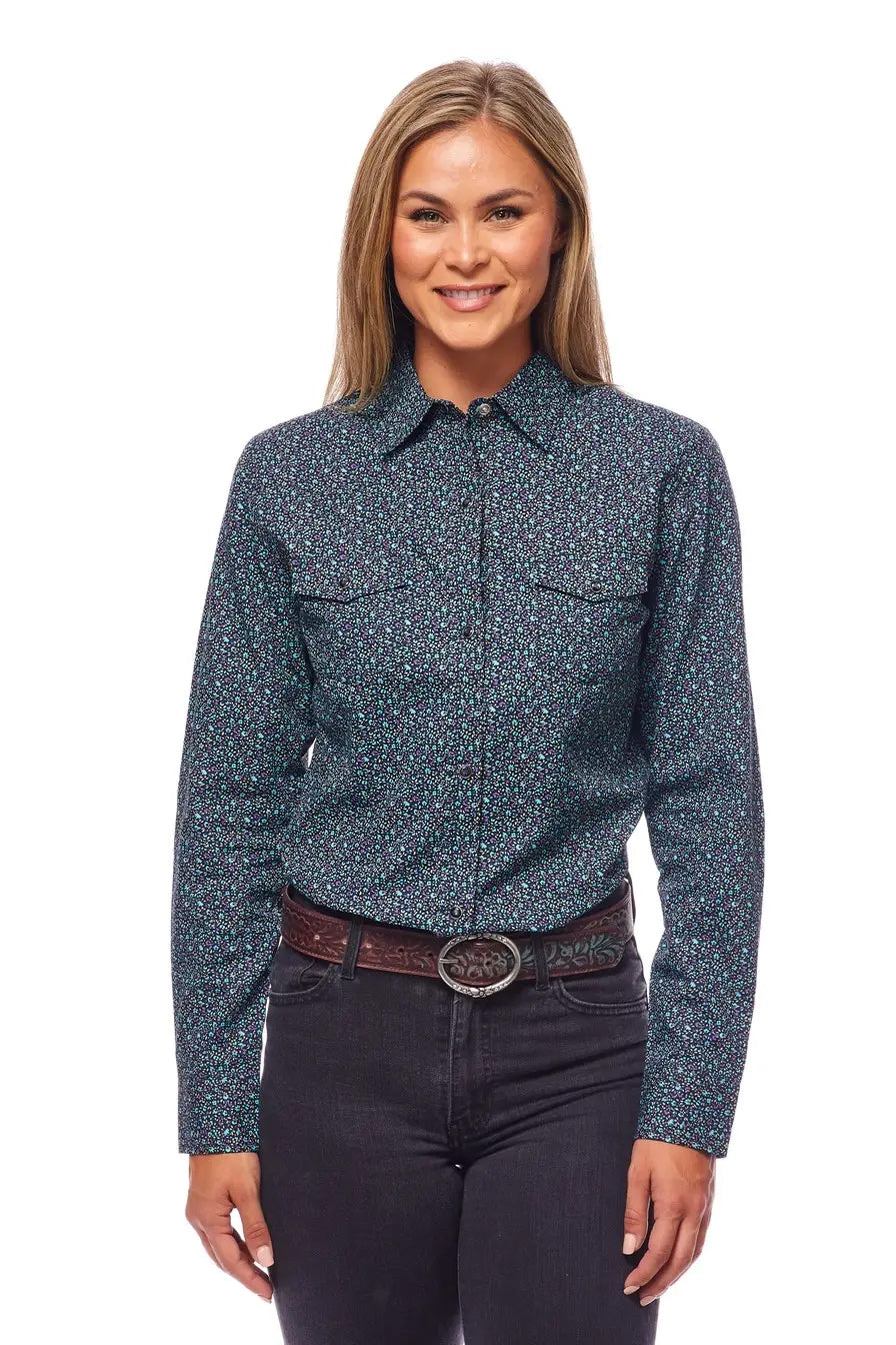 Women's Rodeo Clothing Western Snap Shirt