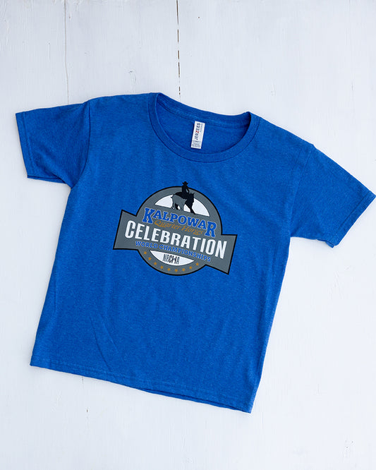 NRCHA Celebration of Champions 2026 Youth Royal Heather T-shirt