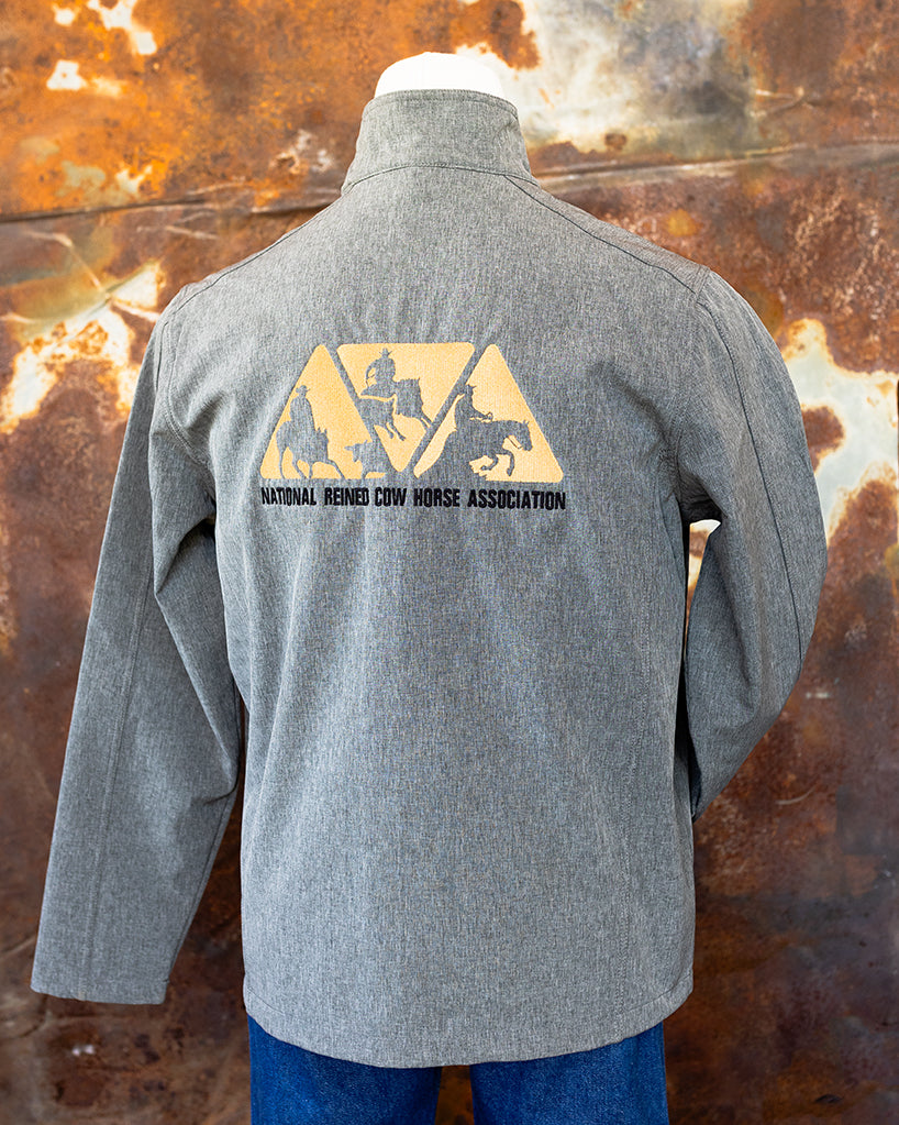 Men's NRCHA Logo Pearl Grey Heather Jacket
