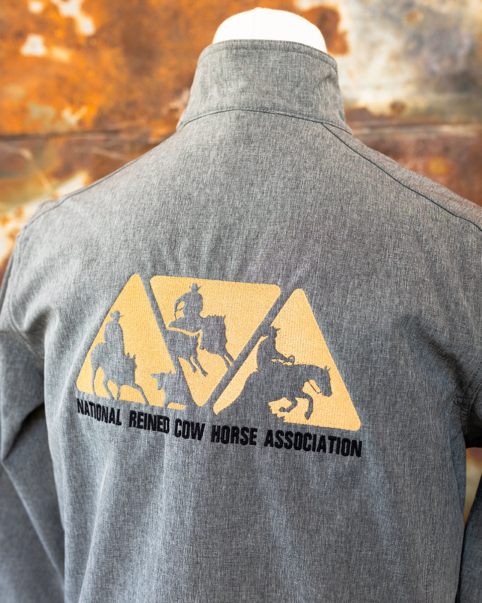 Men's NRCHA Logo Pearl Grey Heather Jacket
