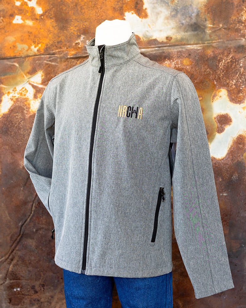 Men's NRCHA Logo Pearl Grey Heather Jacket