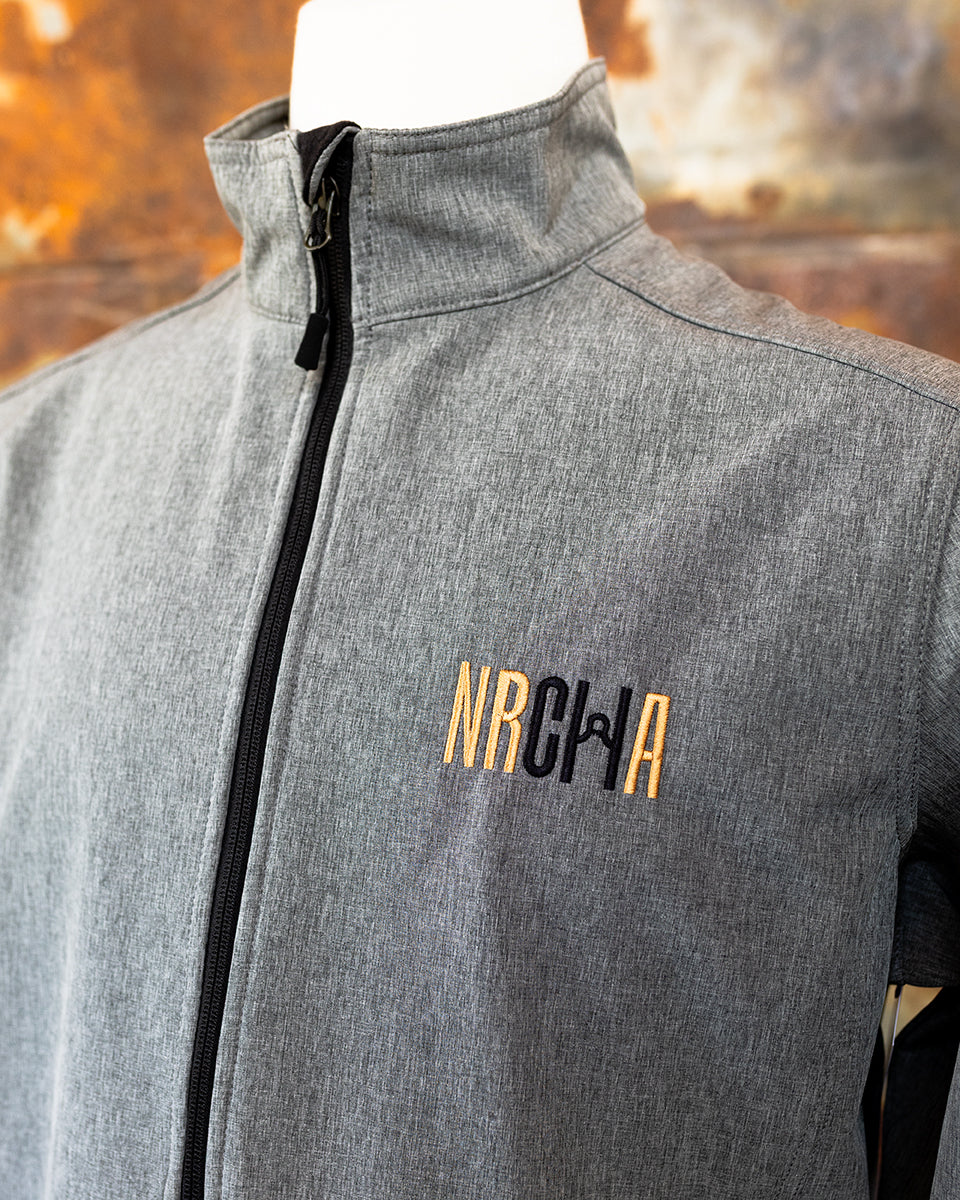 Men's NRCHA Logo Pearl Grey Heather Jacket