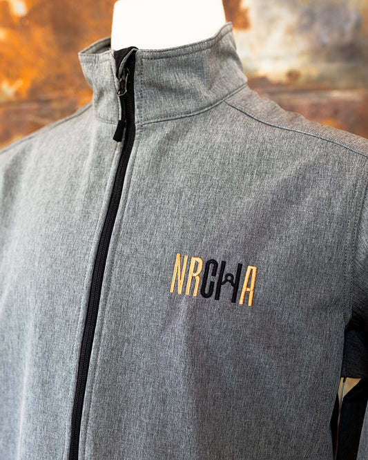 Men's NRCHA Logo Pearl Grey Heather Jacket