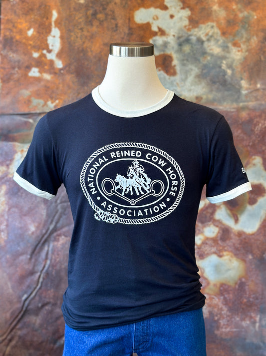 Men's NRCHA Retro Logo Ringer Tee