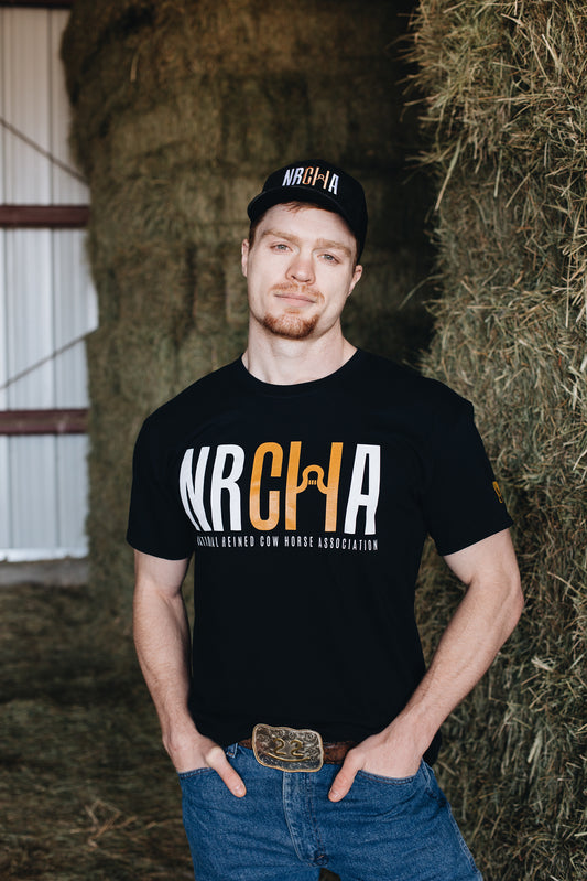 Men's NRCHA Logo Classic Black Short Sleeve Tee
