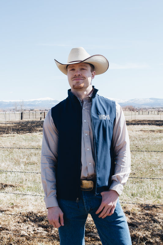 Men's NRCHA Logo Signature Series Navy Vest