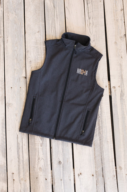 Men's NRCHA Logo Signature Series Charcoal Vest