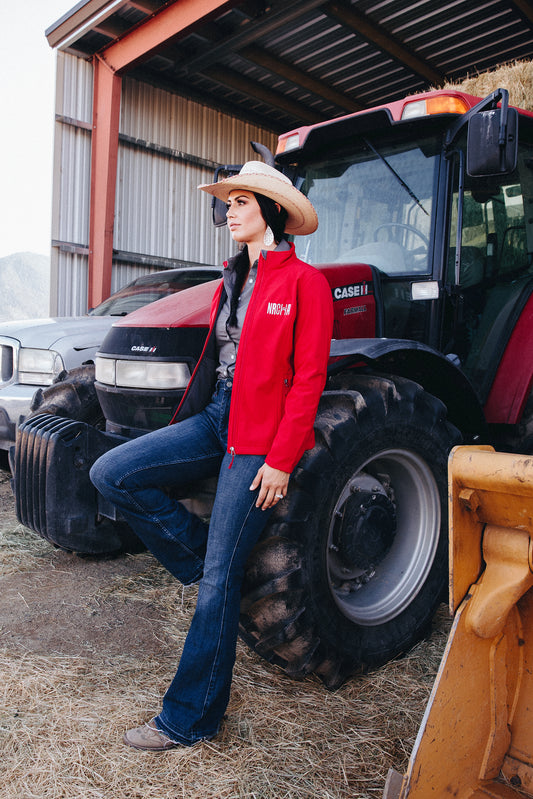 Women's NRCHA Logo Signature Series Red Jacket