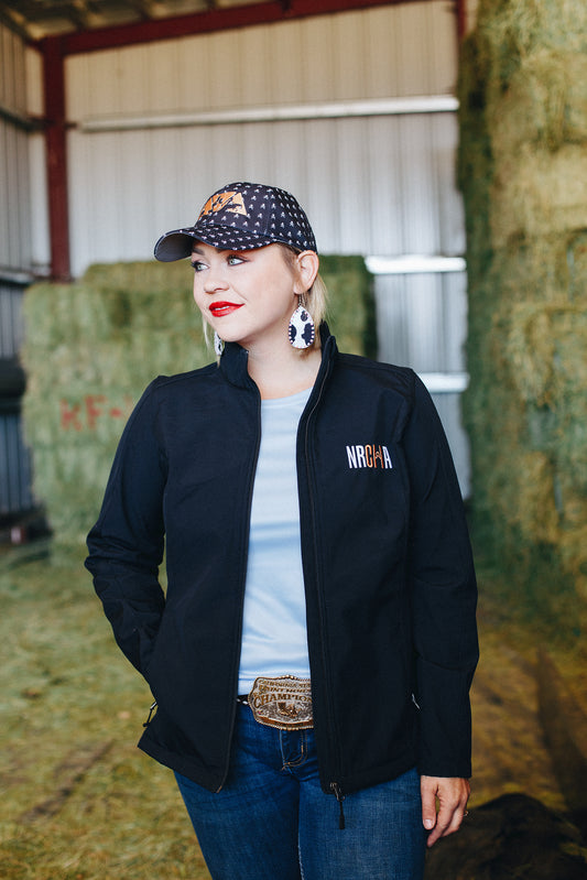 Women's NRCHA Logo Signature Series Black Jacket