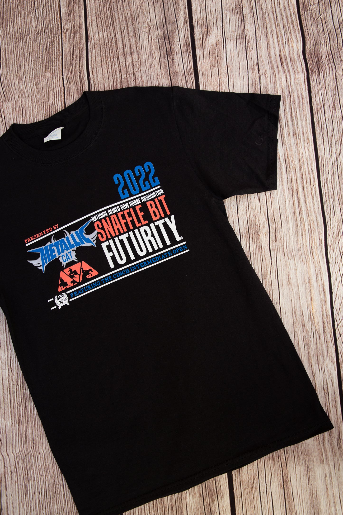 Men's 2022 Snaffle Bit Futurity Black Short Sleeve T-shirt