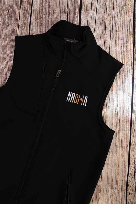 *NEW Men's NRCHA Logo Signature Series Stretch Black Vest