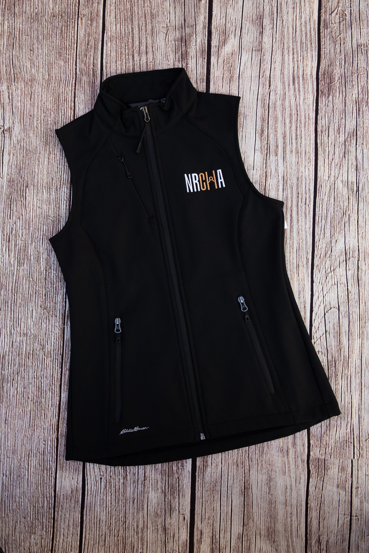 *NEW Women's NRCHA Logo Signature Series Stretch Black Vest