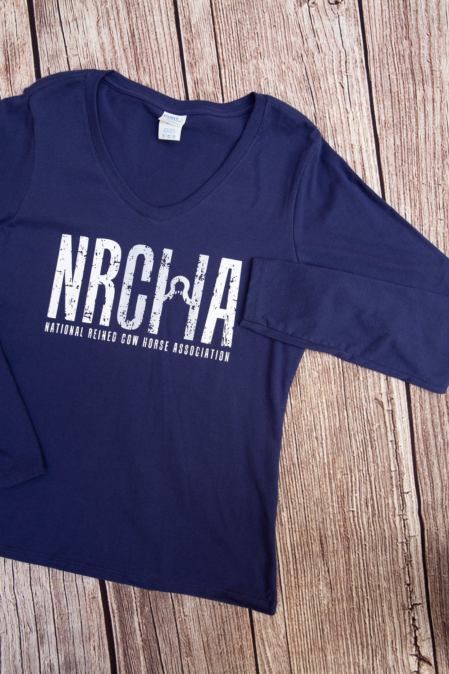 Women's NRCHA Long Sleeve V-Neck T-shirt