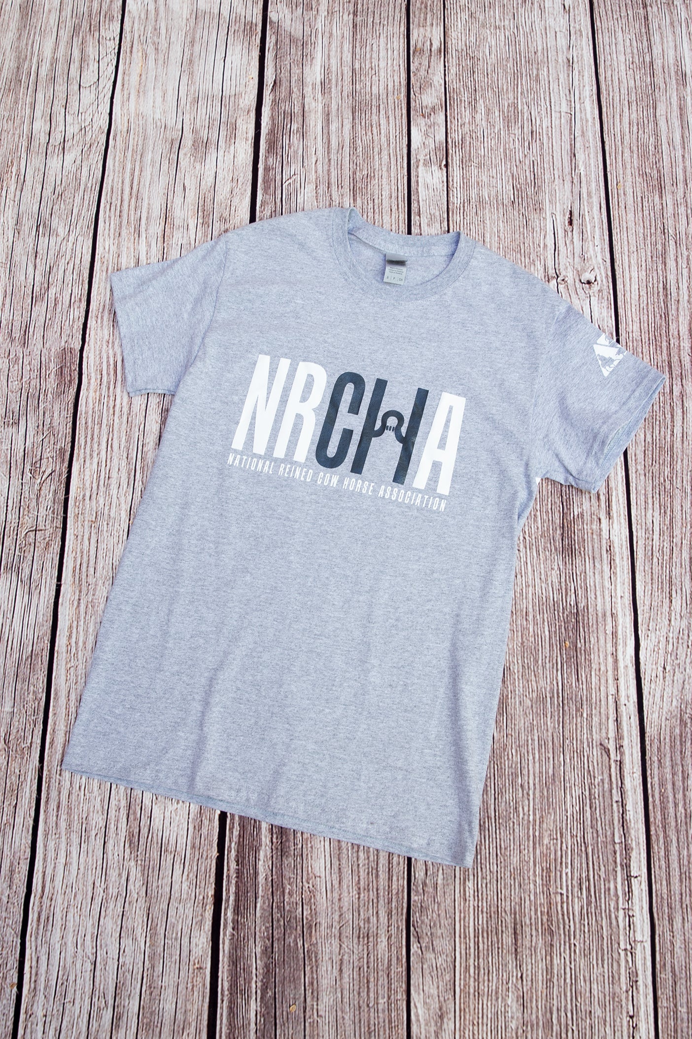 Men's NRCHA Short Sleeve Grey T-Shirt