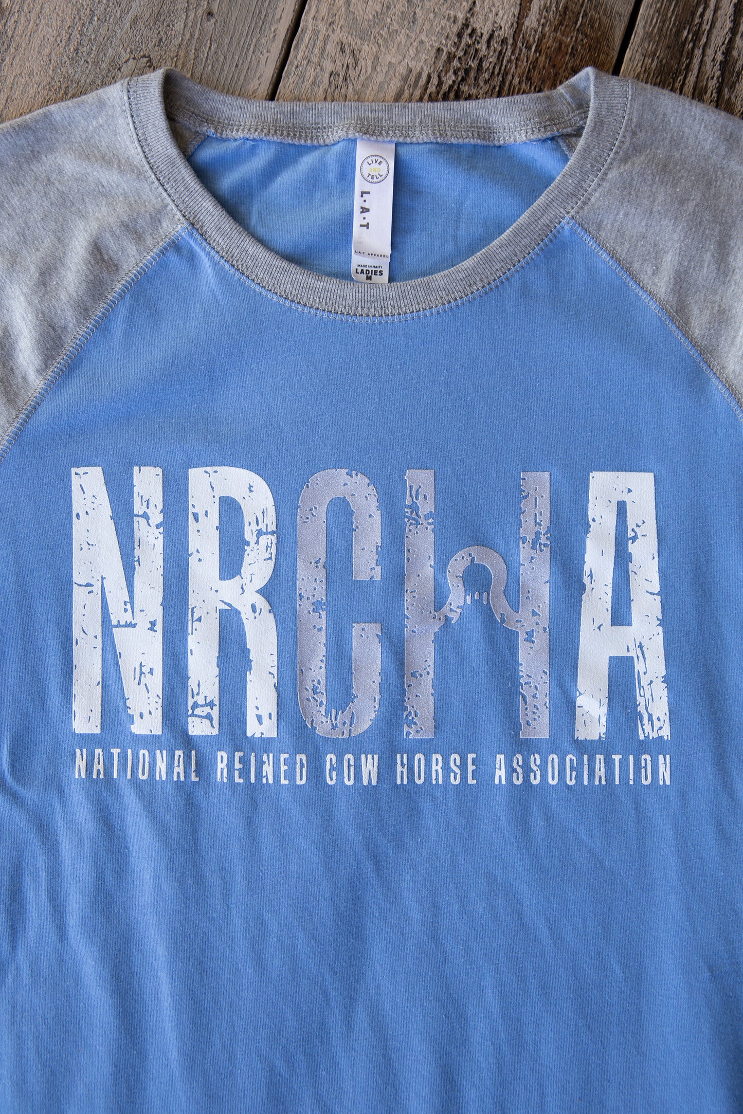 Women's NRCHA LAT Baseball T-shirt