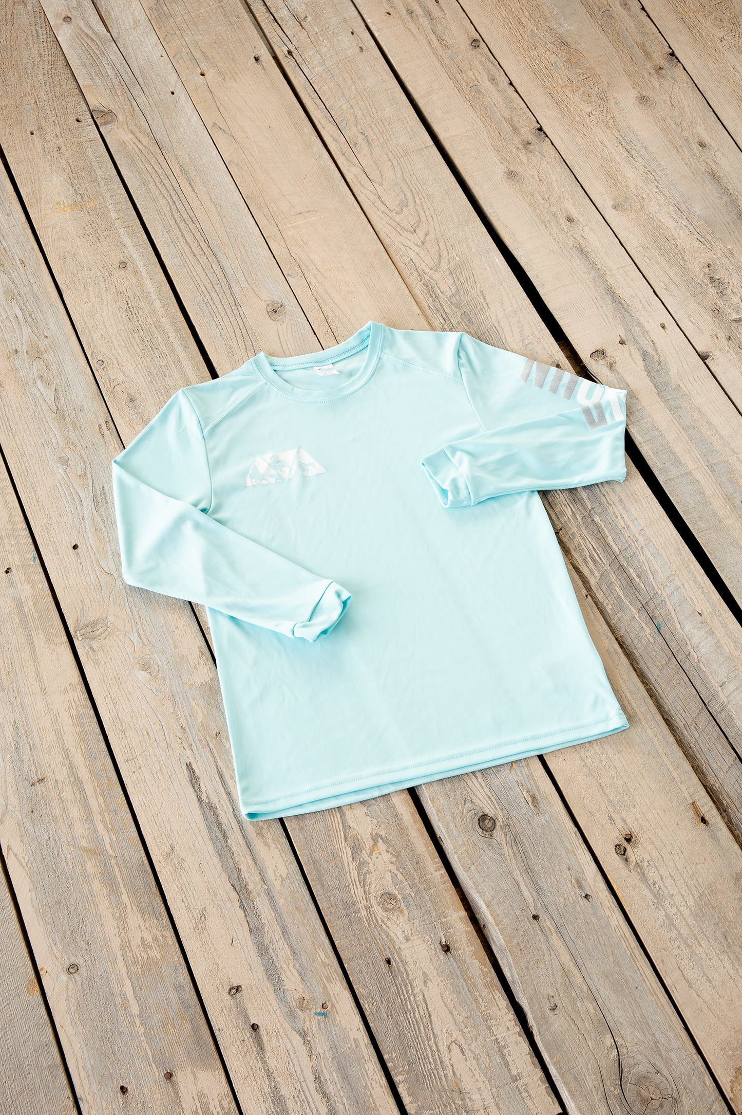 Men's NRCHA Aruba Blue Extreme Long Sleeve Performance Shirt