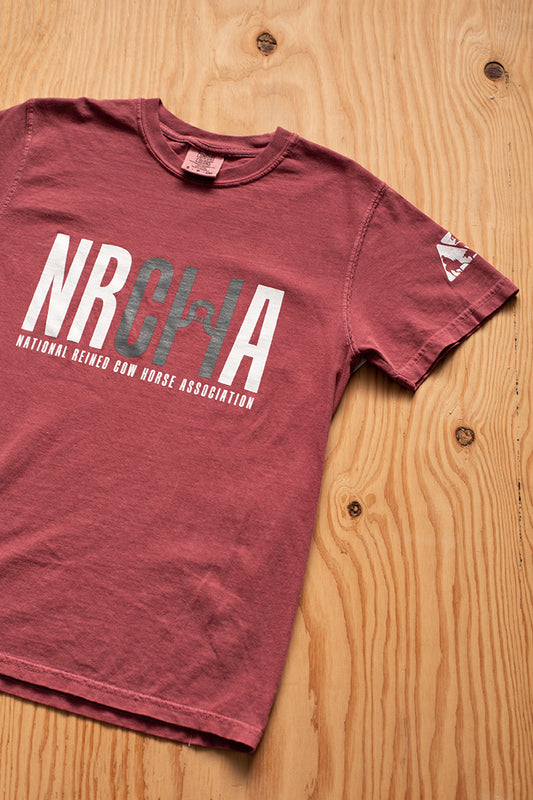 Men's NRCHA Logo Short Sleeve Brick T-Shirt