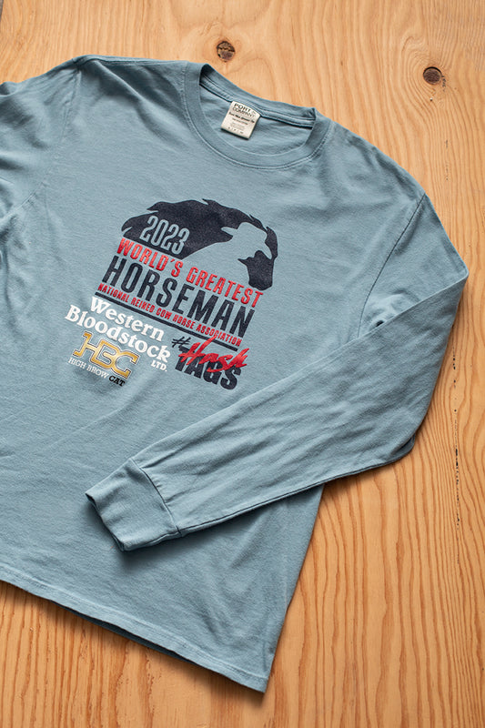 NRCHA WGH 2023 Men's Long Sleeve Mist T-shirt