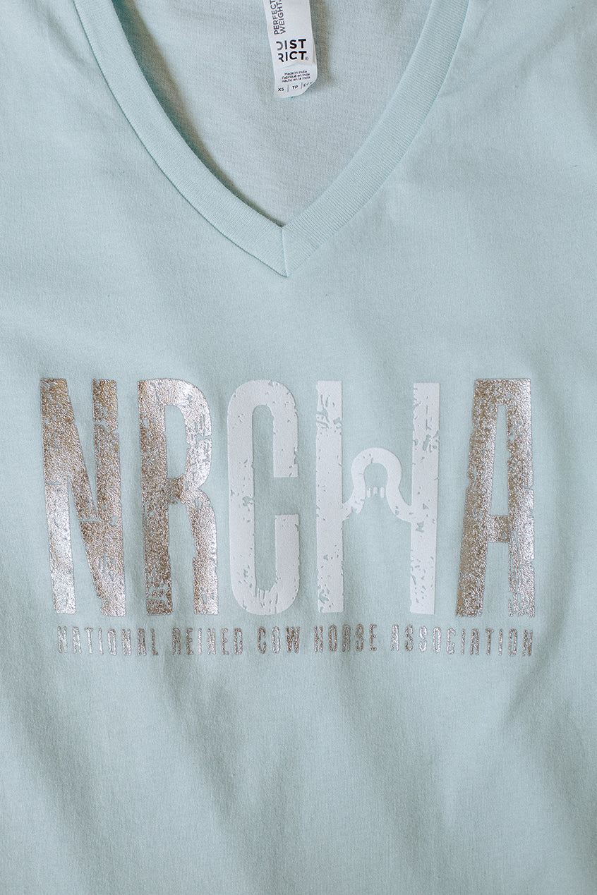Women's NRCHA Logo Short Sleeve V-Neck T-shirt